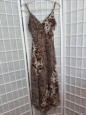 Thirty Thirty LA Leopard Print Dress Size L